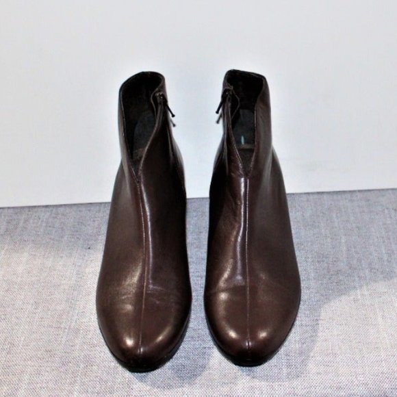MUNRO WOMEN ROBYN HEEL BOOTIE SIZE 11 ANKLE BOOT LOW HEAL COMFY BROWN LEATHER - Picture 7 of 7